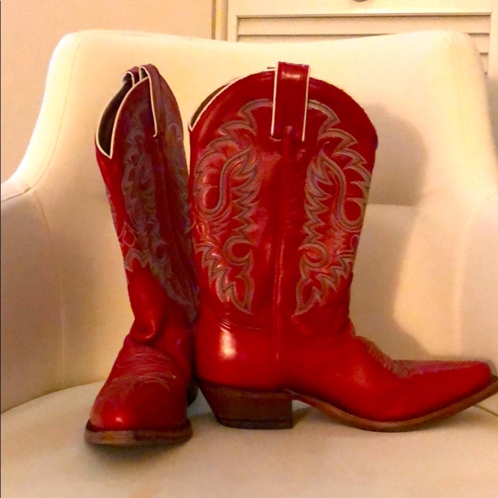 Red Nocona boots